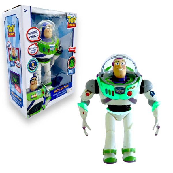 Buzz Lightyear Parlante con Luces y Brilla en la Obscuridad